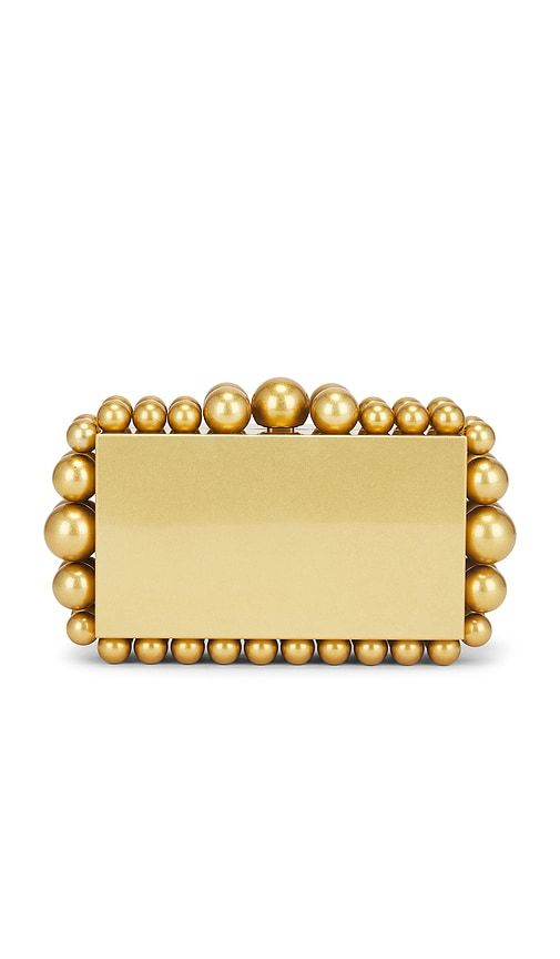 Eos Metal Clutch in Metallic Gold - Cult Gaia - Modalova