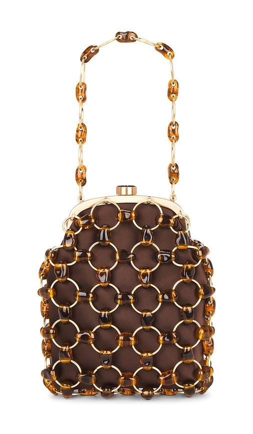 Brielle Wristlet in Brown - Cult Gaia - Modalova