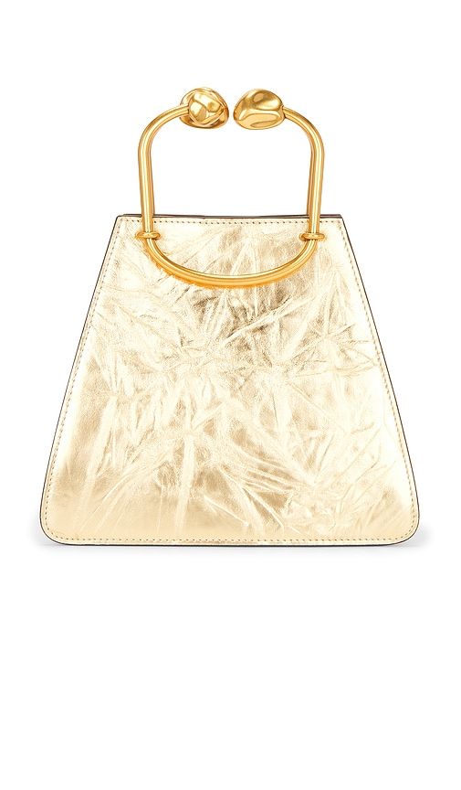 Maxine Top Handle Bag in Metallic Gold - Cult Gaia - Modalova
