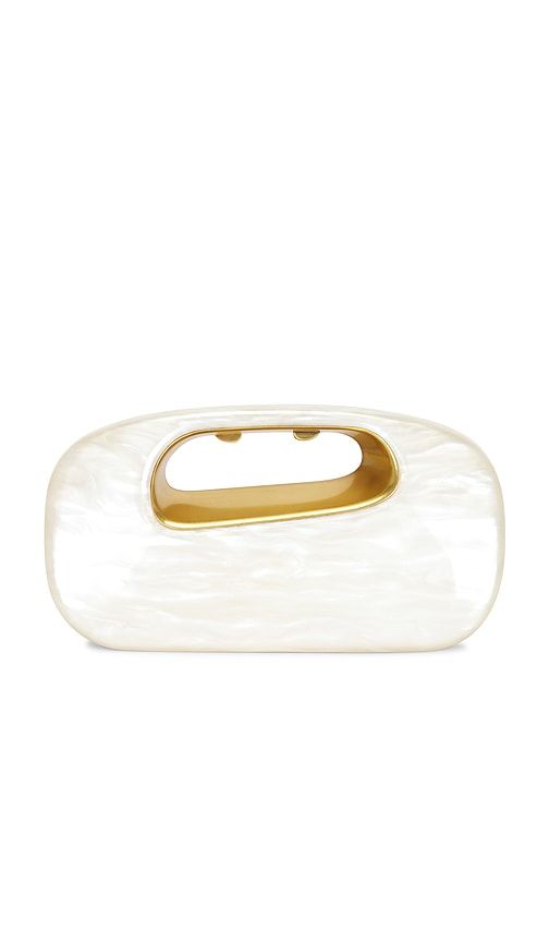 Cult Gaia Amara Clutch in Ivory - Cult Gaia - Modalova