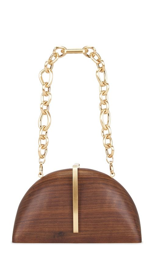 Cult Gaia Laguna Clutch in Brown - Cult Gaia - Modalova