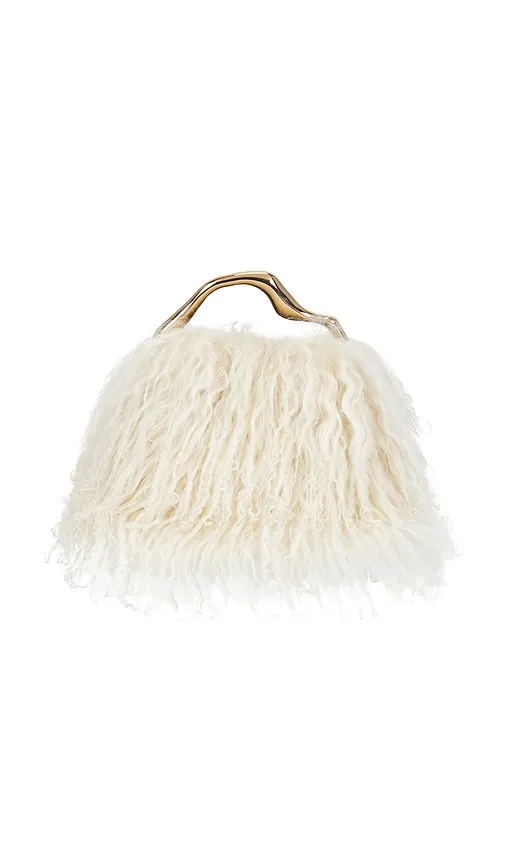 Solene Mini Top Handle in Cream - Cult Gaia - Modalova