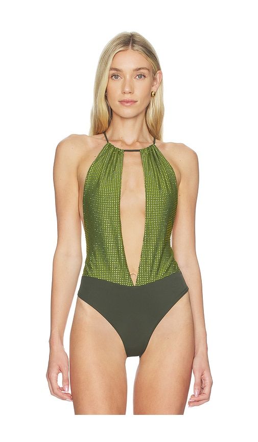 Switch Bodysuit in Green. - size M (also in S, XXL) - CULTNAKED - Modalova