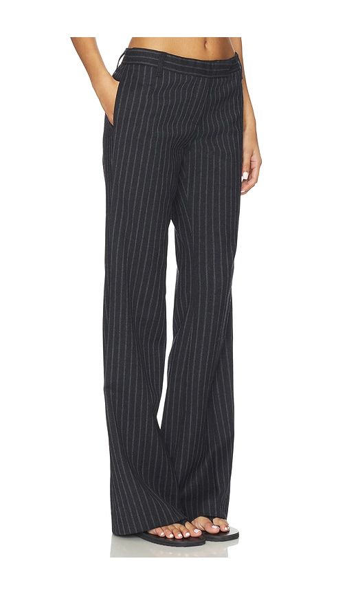 Stefan Chalkstripe Wool Pants in ,. - size 12/L (also in 8/S) - Courtney Zheng - Modalova