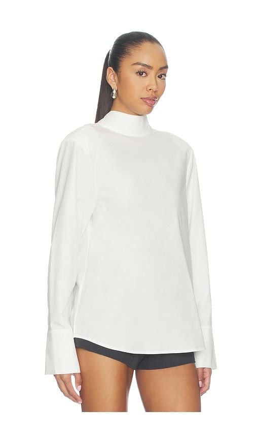 Tie Back Poplin Shirt in . - size L (also in M, S, XS) - Courtney Zheng - Modalova