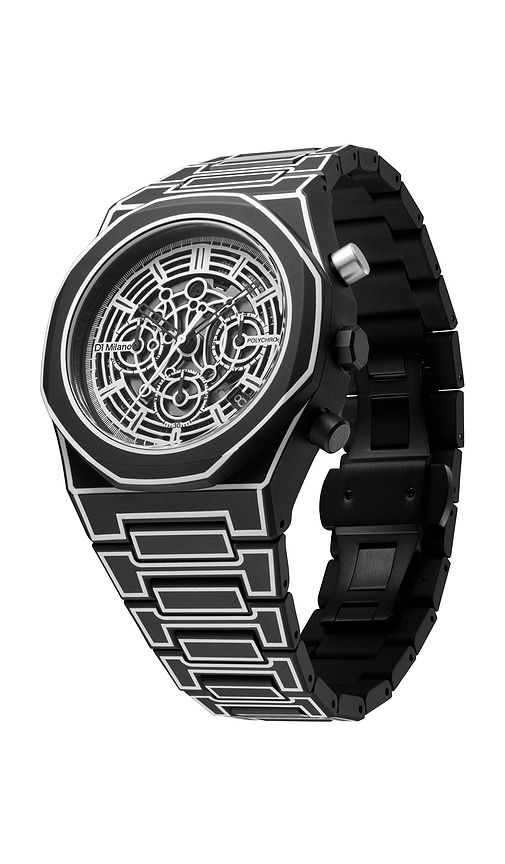 Polycarbonate 40.5mm Watch in Black - D1 Milano - Modalova