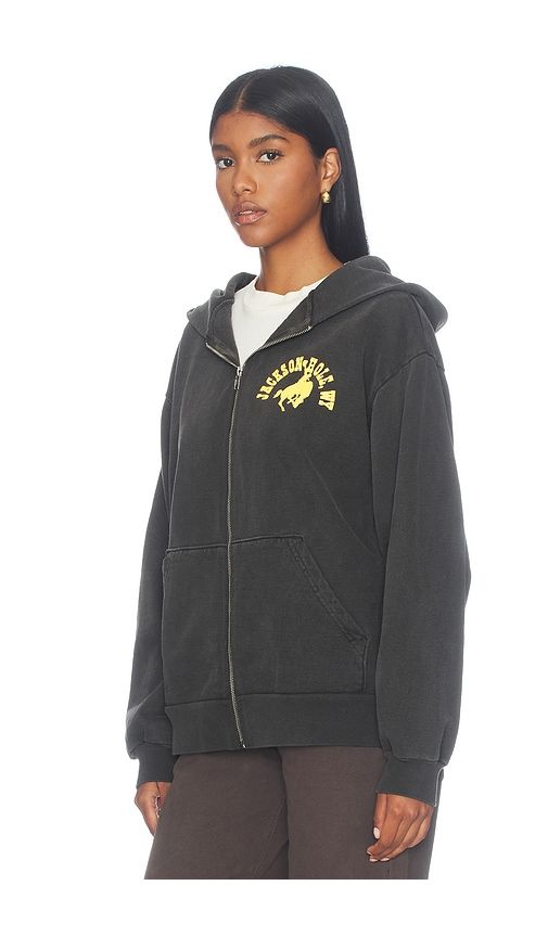 Sun Faded Zip Hoodie in Black. - size L (also in M, S, XL/1X) - Diamond Cross Ranch - Modalova