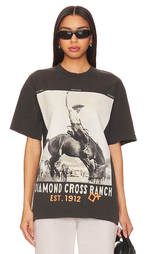 Saddle Tee in . - size S (also in XS) - Diamond Cross Ranch - Modalova