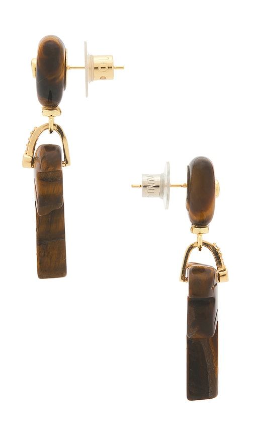 DANNIJO Jettie Earrings in Brown - DANNIJO - Modalova