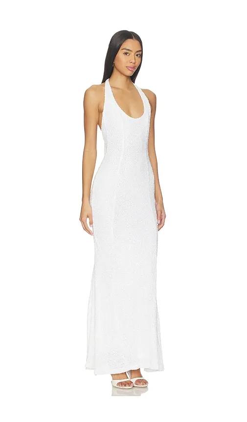 Scarf Open Neck Dress in . - size M (also in S, XS) - GUIZIO - Modalova