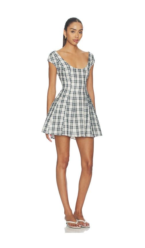 Leila Mini Dress in Green. - size M (also in S, XS) - GUIZIO - Modalova