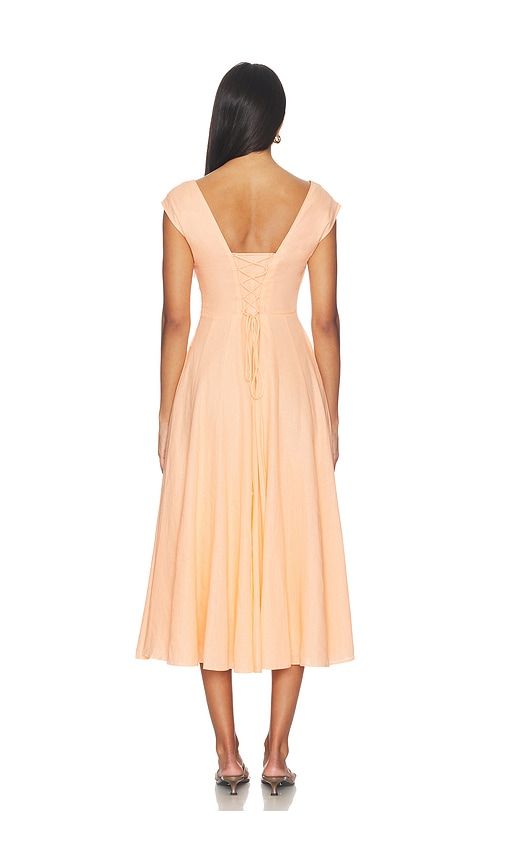 Leila Linen Dress in . Size L. Also in M, S, XS - GUIZIO - Modalova