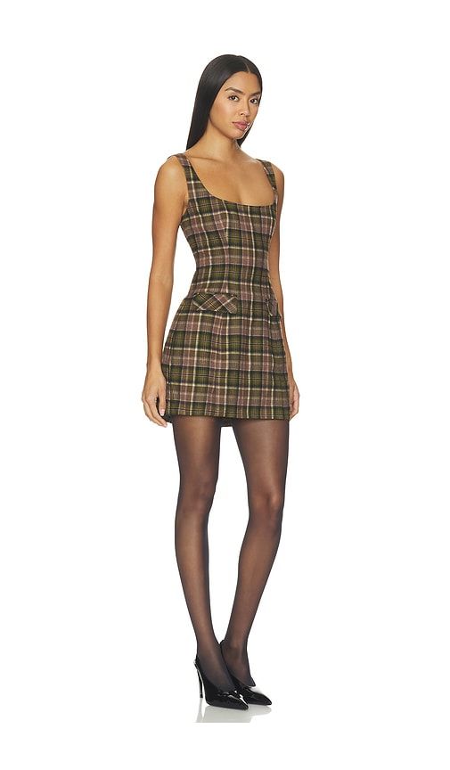 Nina Mini Dress in Brown. - size L (also in S, XS) - GUIZIO - Modalova