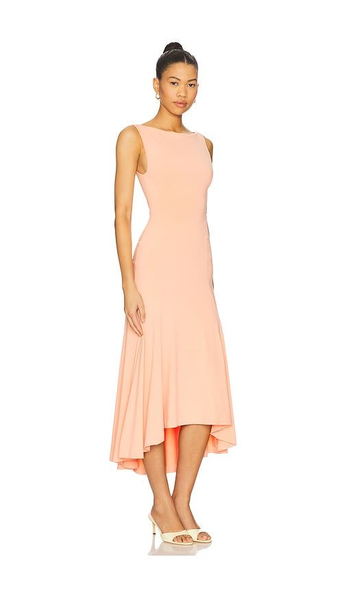 Daye Midi Dress in Coral. - size S (also in XXS) - GUIZIO - Modalova