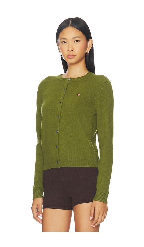 Relaxed Cardigan in Green. - size M (also in XL, XXS) - GUIZIO - Modalova
