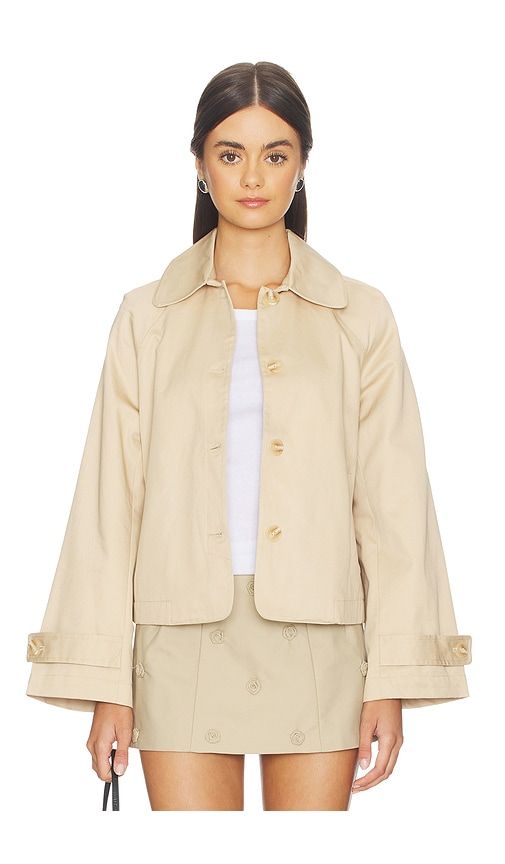 Romeo Trench in Tan. - size L (also in M, S, XS) - GUIZIO - Modalova