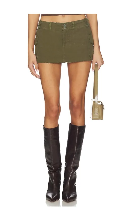 Cargo Mini Skirt in . - size L (also in M, S, XL, XS) - GUIZIO - Modalova