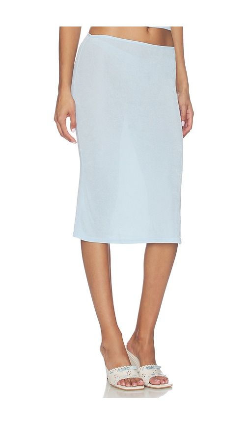 X REVOLVE Selene Skirt in Baby Blue. - size M (also in XXS) - GUIZIO - Modalova