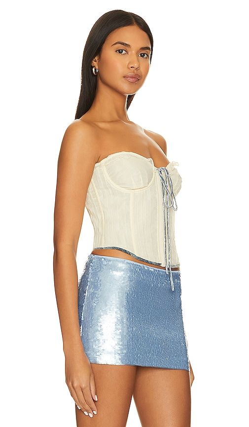 Pintuck Corset in . - size M (also in S) - GUIZIO - Modalova