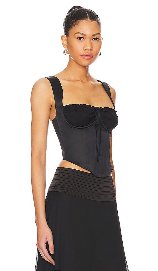 Ruched Cup Bustier Top in . - size XS (also in XXS) - GUIZIO - Modalova