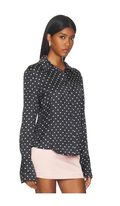 Bianca Top in Black. - size L (also in M, S, XL, XS) - GUIZIO - Modalova