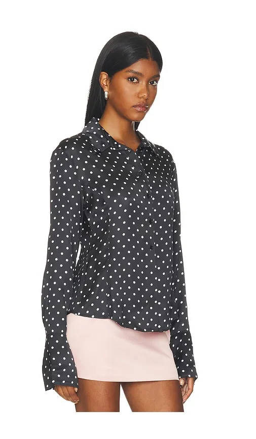 Bianca Top in Black. - size L (also in M, S, XS, XXS) - GUIZIO - Modalova