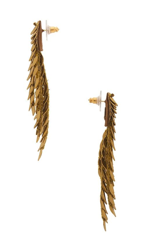 Morrigan Earrings in Metallic - Deepa Gurnani - Modalova