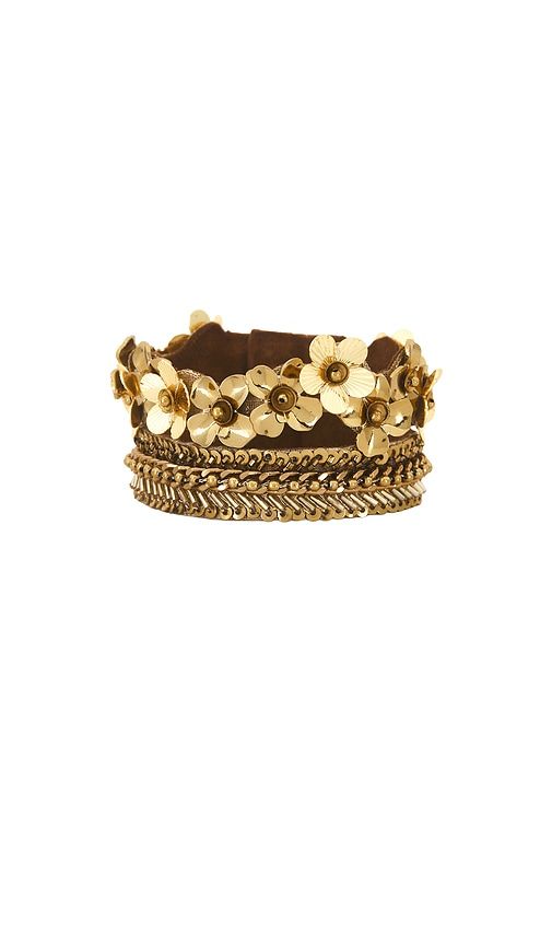 Rika Bracelet in Metallic - Deepa Gurnani - Modalova