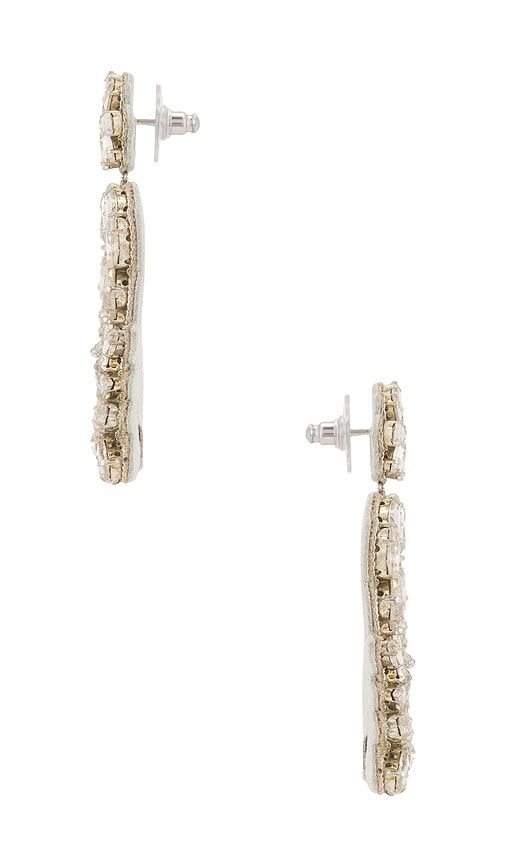 Anushka Earrings in Metallic - Deepa Gurnani - Modalova