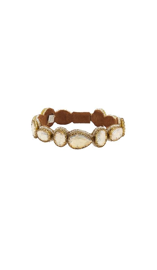 Jordyn Bracelet in Metallic - Deepa Gurnani - Modalova