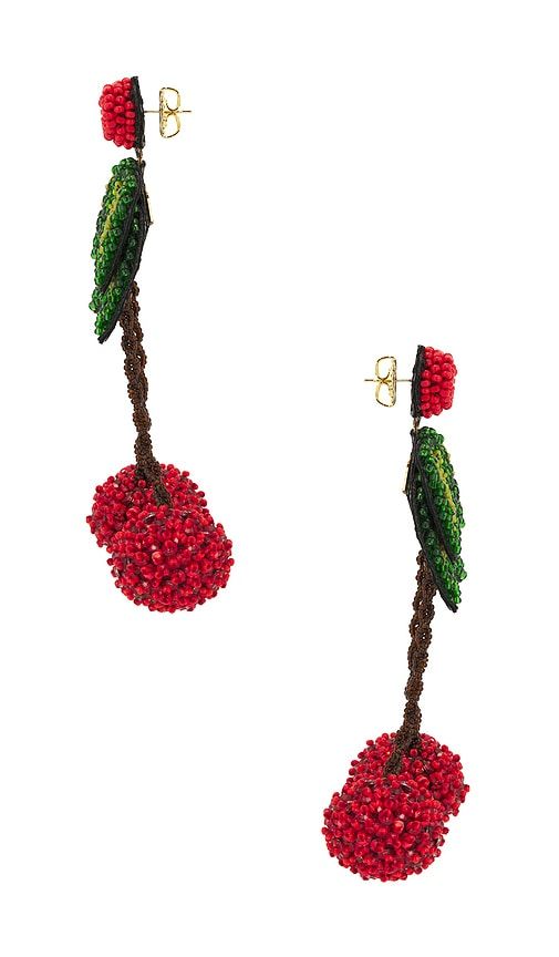 Cherry Earrings in - Deepa Gurnani - Modalova
