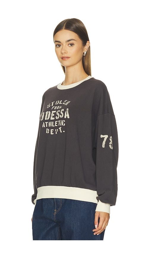 Stolen From Odessa Oversized Crew Sweatshirt in Black. - size L (also in M, S, XL, XS) - DAYDREAMER - Modalova