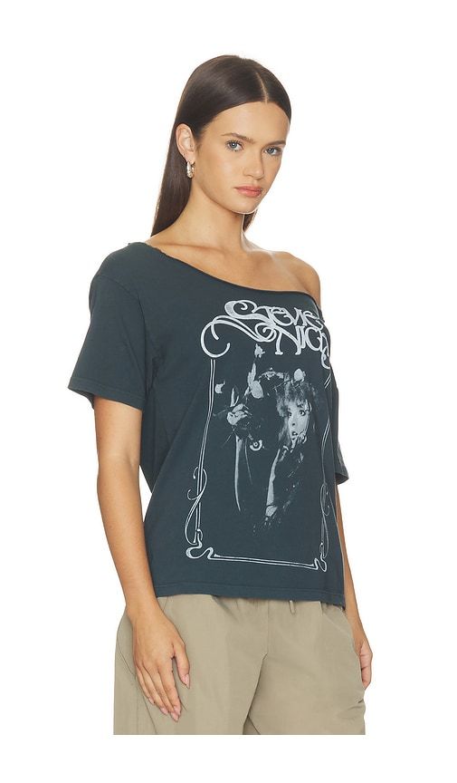 Stevie Nicks Bella Donna Off The Shoulder Tee in Black. - size S (also in XS) - DAYDREAMER - Modalova