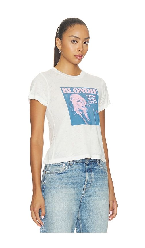 Blondie Magazine Burnout Vintage Tee in White. - size M (also in XL) - DAYDREAMER - Modalova