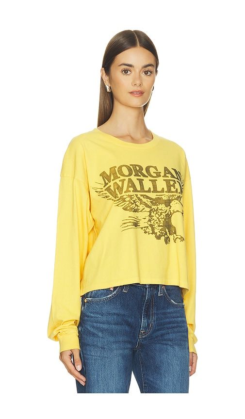 Morgan Wallen Eagle Meet & Greet Long Sleeve Top in Yellow. - size L (also in M, S, XL, XS) - DAYDREAMER - Modalova