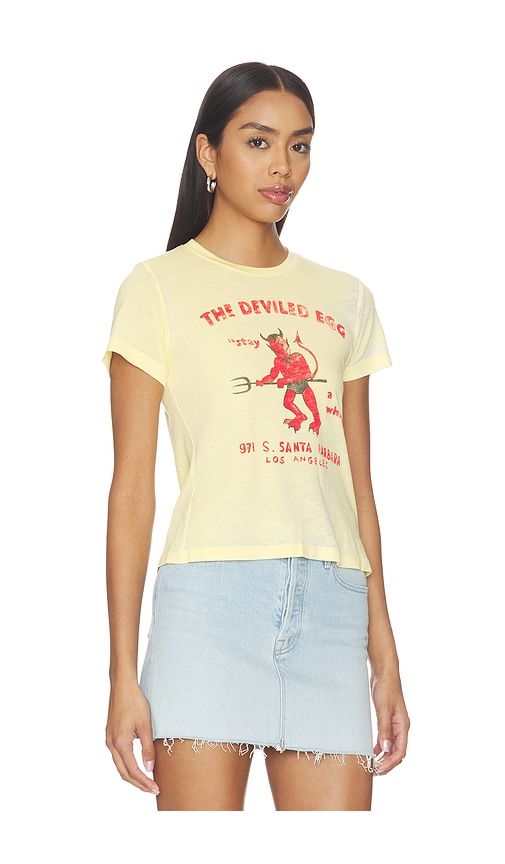 The Deviled Egg Burnout Vintage Tee in . Size L. Also in M, S, XL, XS - DAYDREAMER - Modalova