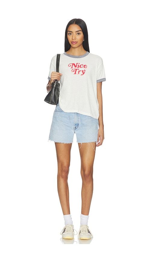 RUNDHALSSHIRT NICE TRY BURNOUT in . Größe L. Also in M, S, XL, XS - DAYDREAMER - Modalova