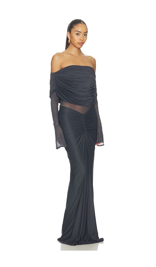 The Jolene Dress in Grey. - size S (also in XS) - Deme by Gabriella - Modalova