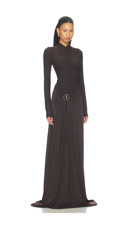 June Gown in Brown. - size M (also in S, XS) - Deme by Gabriella - Modalova