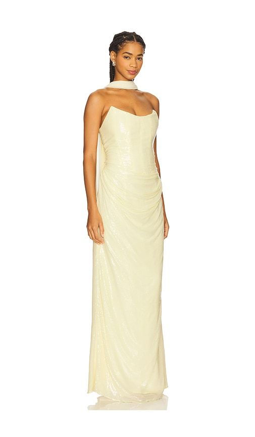 Giselle Gown in Yellow. - size S (also in XS) - Deme by Gabriella - Modalova