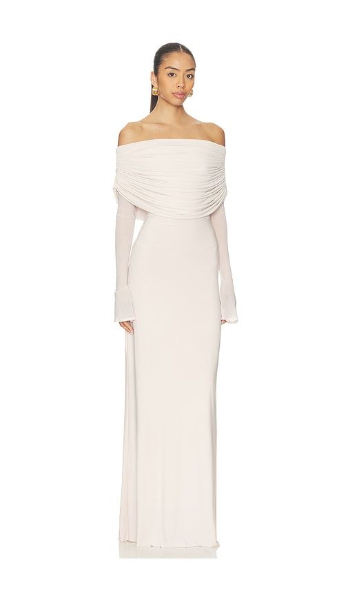 Lesya Dress in Neutral. - size M (also in S, XS) - Deme by Gabriella - Modalova