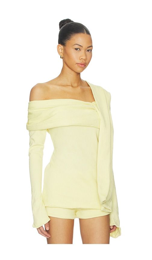The Saki Top in Yellow. - size L (also in S, XL, XS) - Deme by Gabriella - Modalova