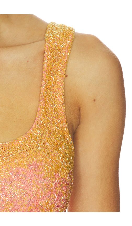 Sofia Hand Beaded Party Dress in . Taglia L. Also in M - Oceanus - Modalova