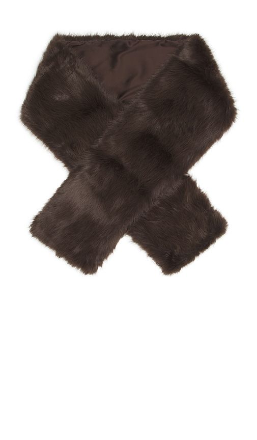 Kari Faux Fur Scarf in - DELFI - Modalova