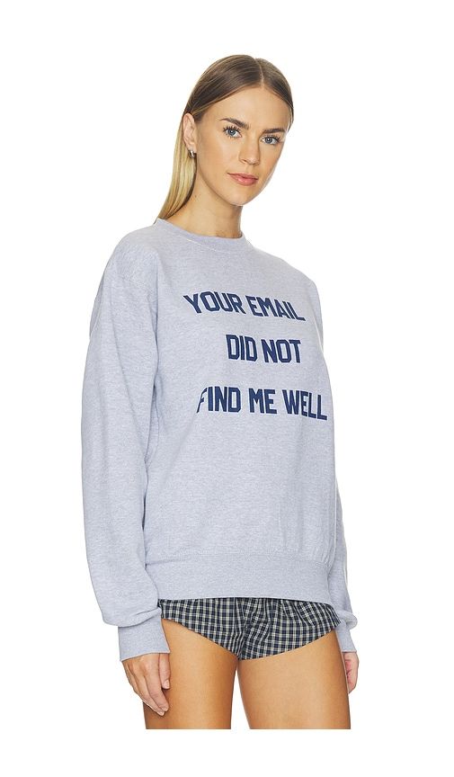 Your Email Did Not Find Me Well Statement Sweatshirt in . - size L (also in M, S) - DEPARTURE - Modalova