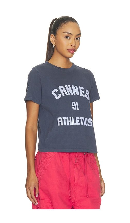 Cannes 91 Athletics Boxy Tee in Navy. - size L (also in S) - DEPARTURE - Modalova