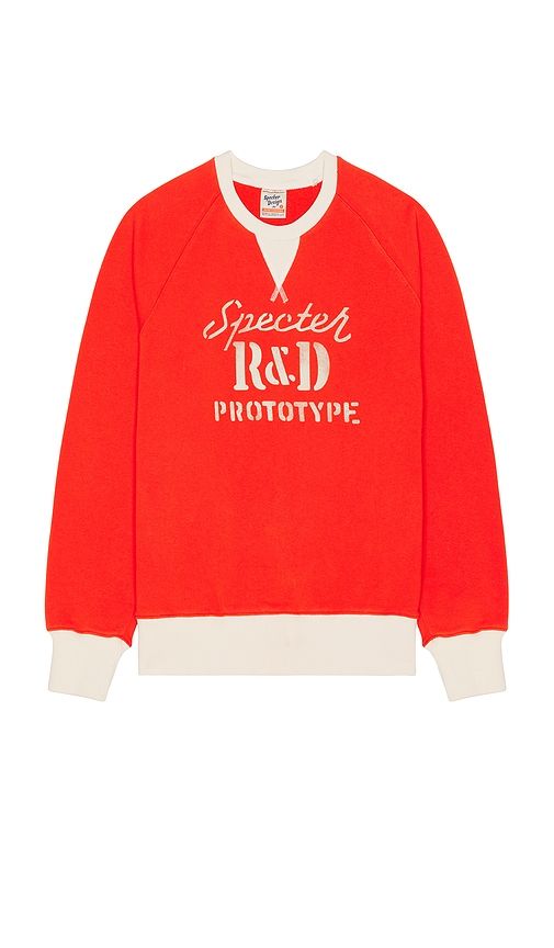 Specter R&D Crew Sweatshirt in Red. - size L (also in M, XL/1X) - Deus Ex Machina - Modalova
