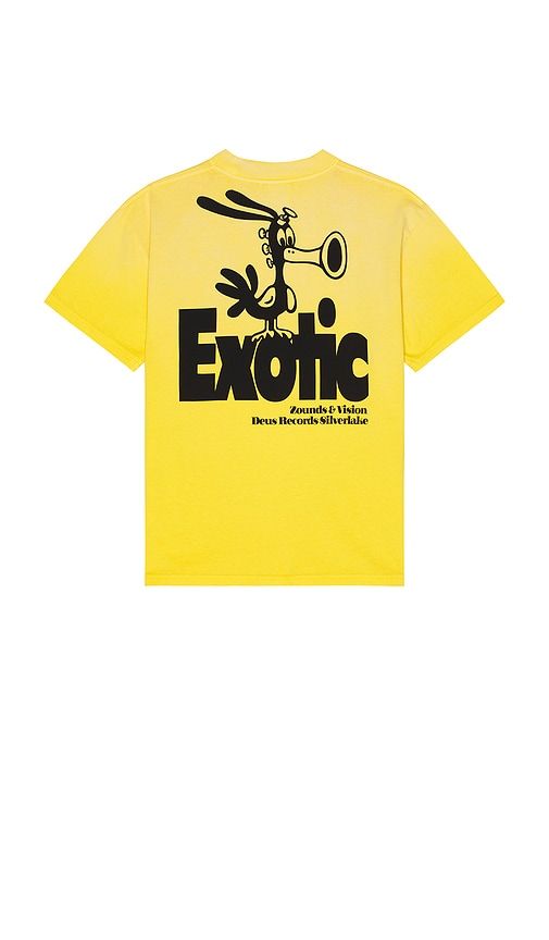 Zounds Tee in Yellow. - size L (also in M, S, XL/1X) - Deus Ex Machina - Modalova