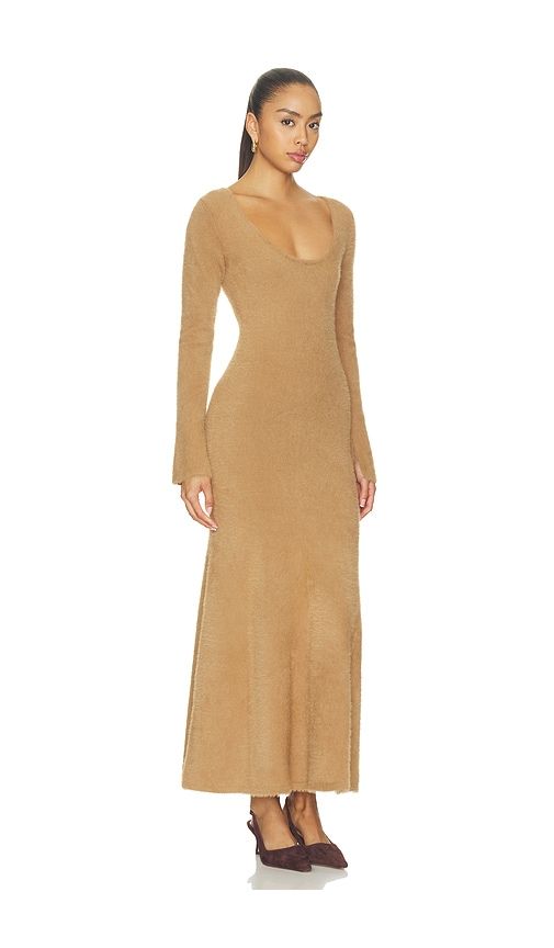 Hannah Dress in Tan. - size M (also in S, XS) - Dodiee - Modalova
