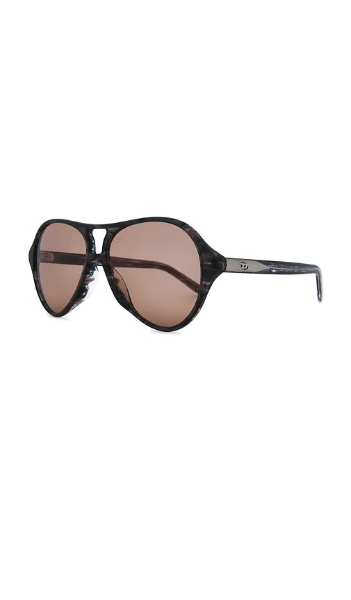 Diesel Pilot Sunglasses in Brown - Diesel - Modalova